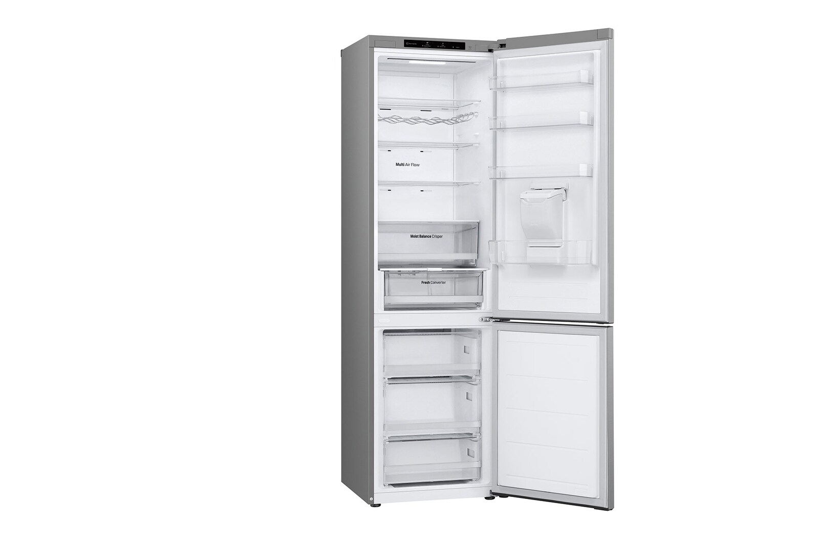 Side view door open without food