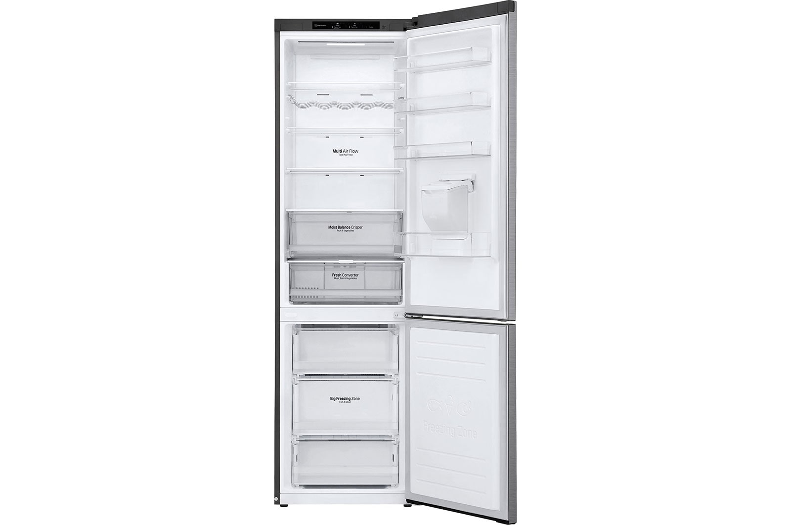 Front open without food