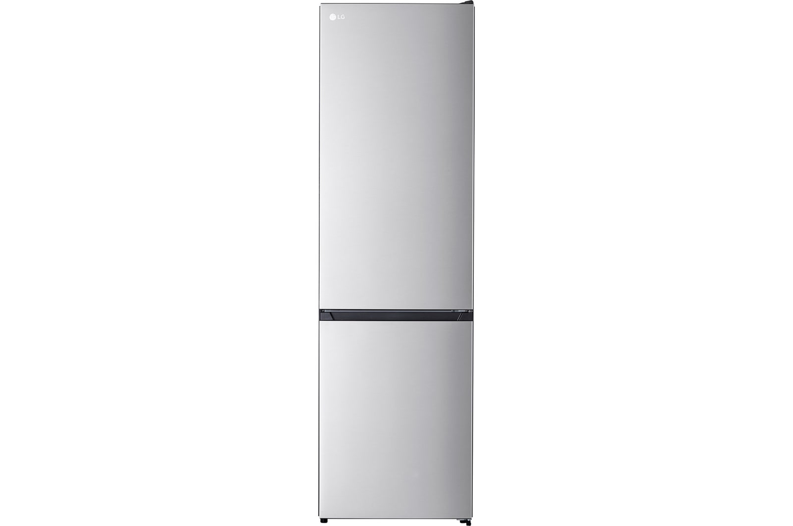 Front view of 336L Total No Frost (Frost Free) Tall Fridge Freezer Silver (GBM22HSADH)