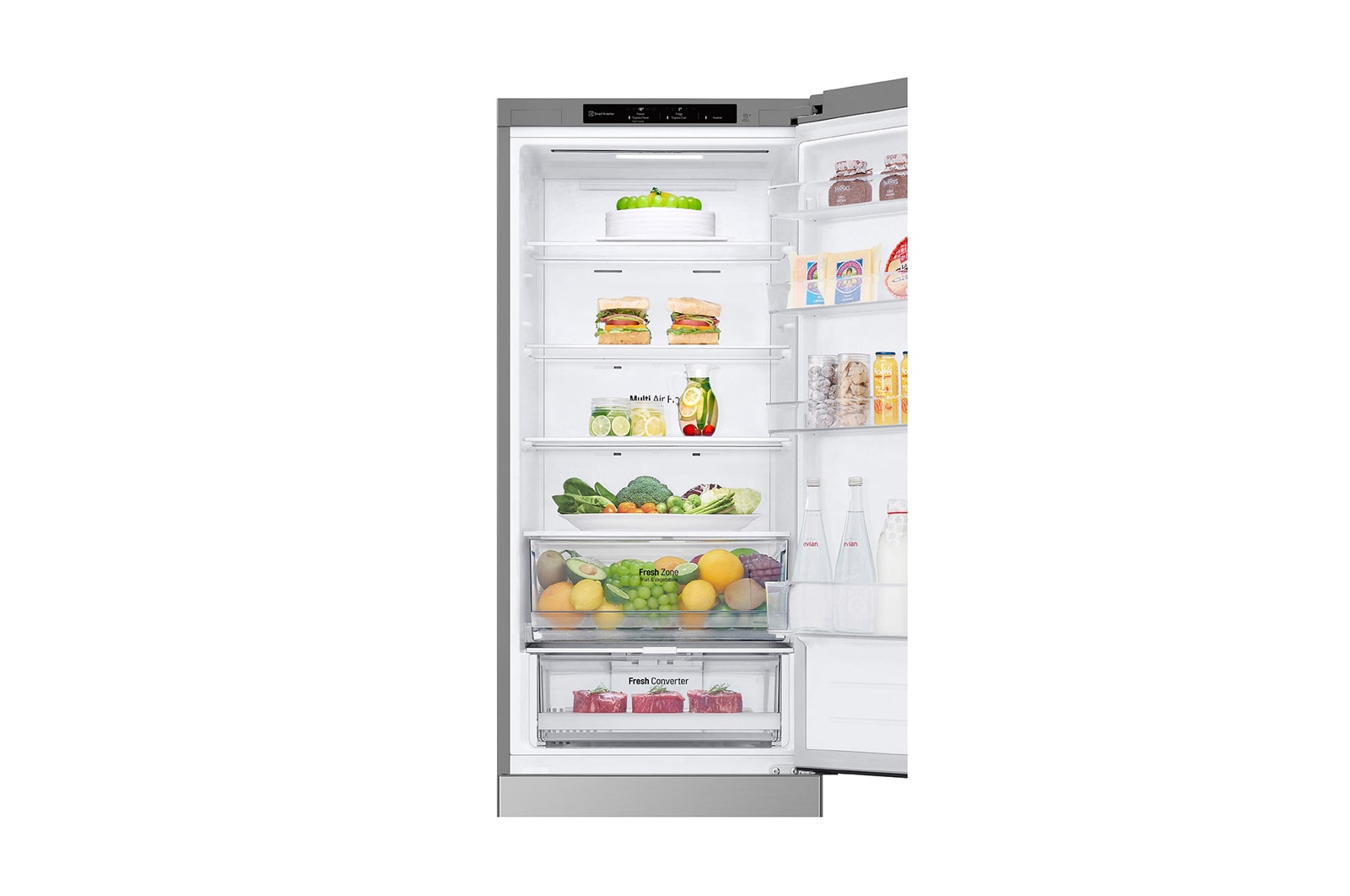 half open with foods