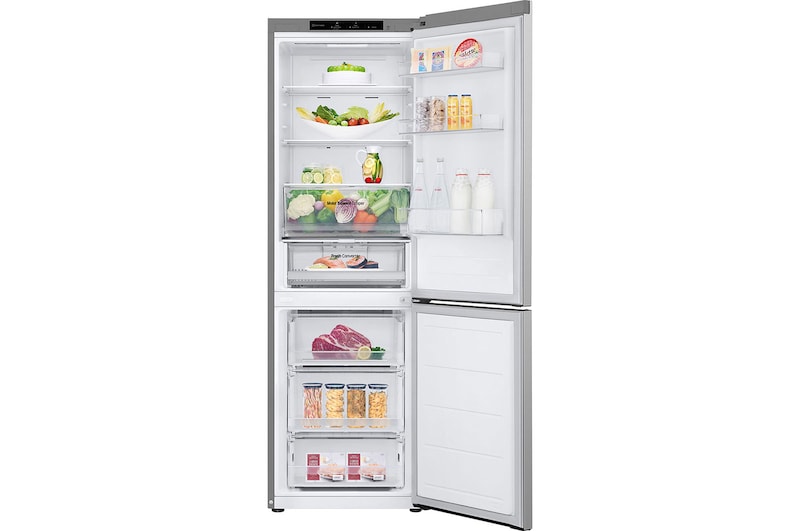 front view door open with food