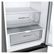 bottom shelf perspective view