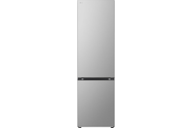 Front view of 387L NatureFRESH™ Tall Fridge Freezer Prime Silver - gbv3200dpy