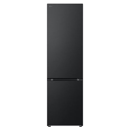 LG 387L NatureFRESH Fridge Freezer, Essence Black Steel GBV7280AEV