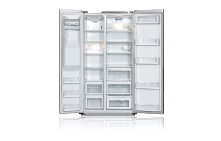 LG Side-by-Side Refrigerator with Water and Ice Dispenser (Gross Capacity 571 Litres), GCL217LGNA
