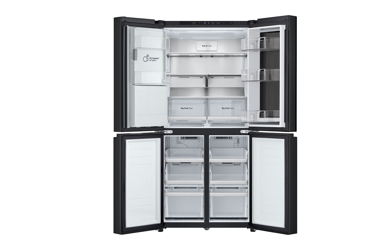 Double door open view