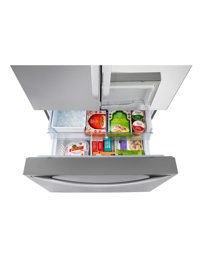 Top perspective with food view