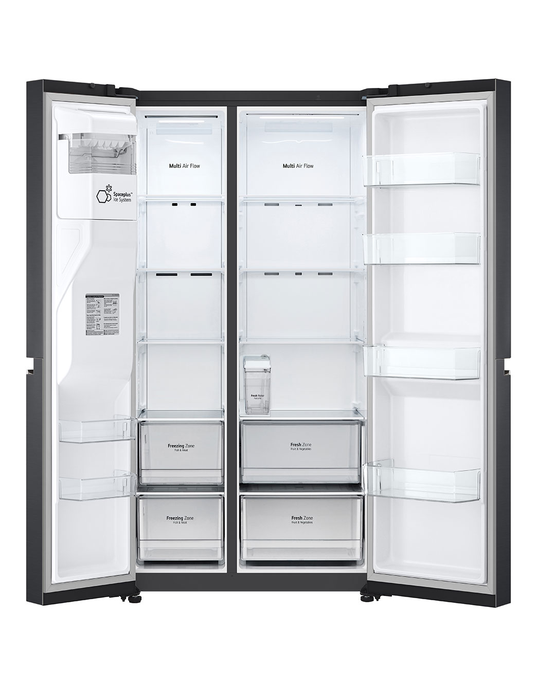 Front all door open without food