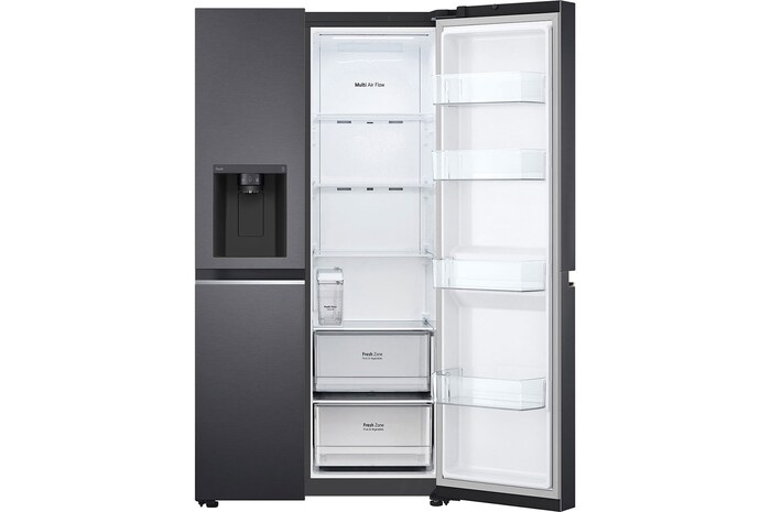 Front single door open without food