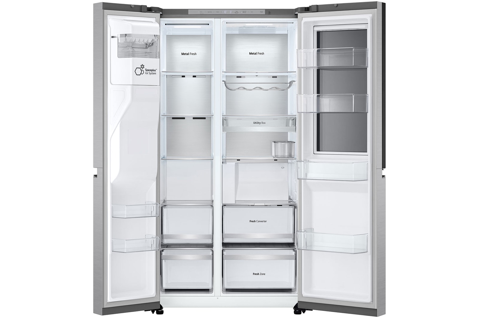 front open without food