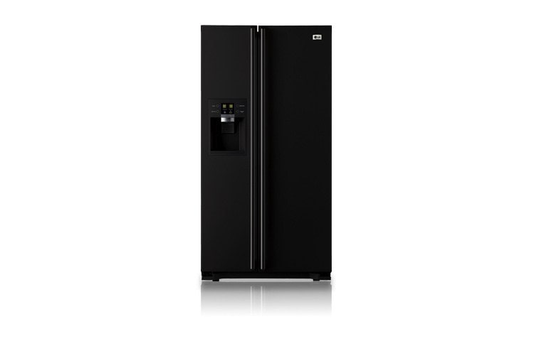 Front view of Side-by-Side Refrigerator/Freezer (Gross Capacity 553 Litres) GWL227YBQA