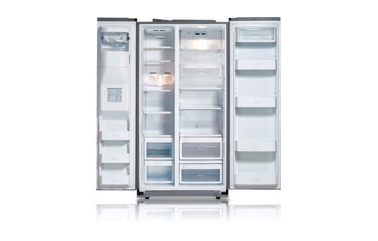 LG Side-by-Side Refrigerator/Freezer (Gross Capacity 553 Litres), GWL227YLQA