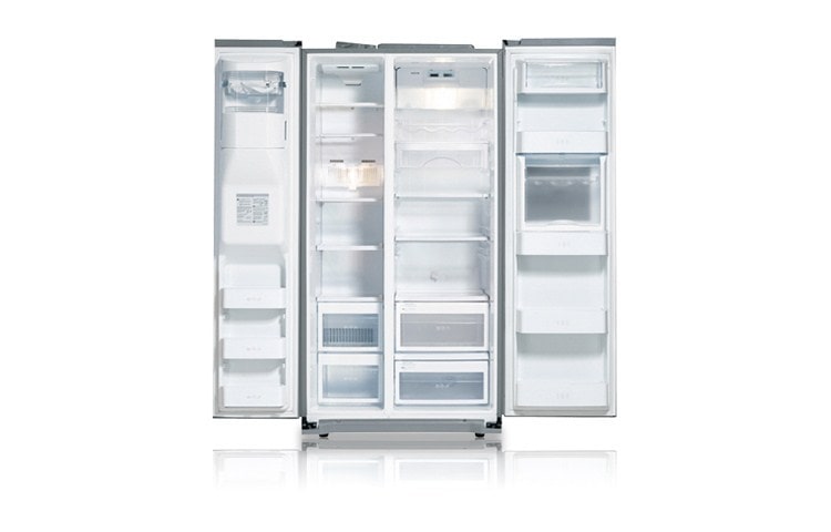 LG Side-by-Side Refrigerator with Water and Ice Dispenser and Homebar (Gross Capacity 553 Litres), GWP227YLQA
