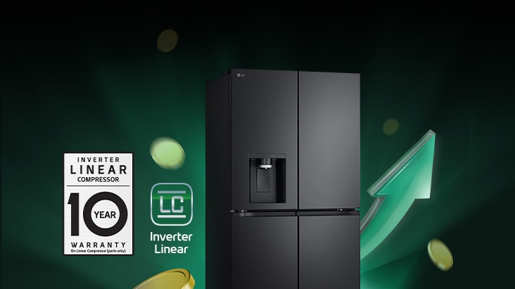 Fresh air from multi air flow circulates entire fridge part of lg multi door refrigerator.
