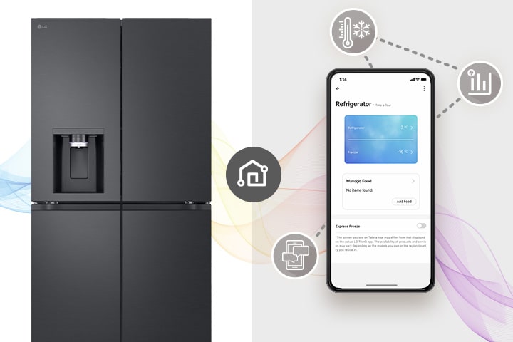 Connectivité Wi-Fi avec l'application LG ThinQ