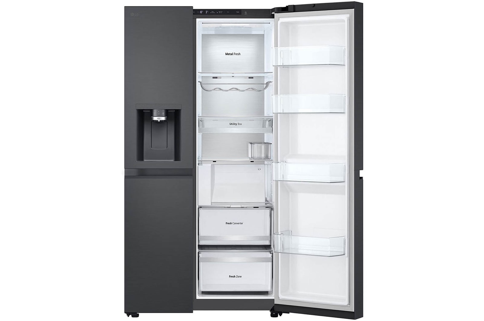 double door open with food