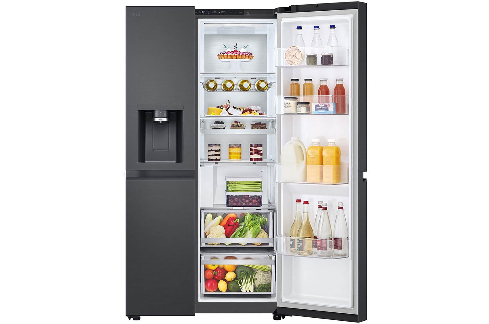 double door open without food