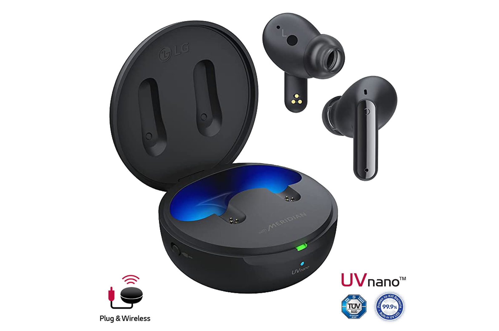 True Wireless Bluetooth UVnano Earbuds - TONE-UFP9 | LG UK