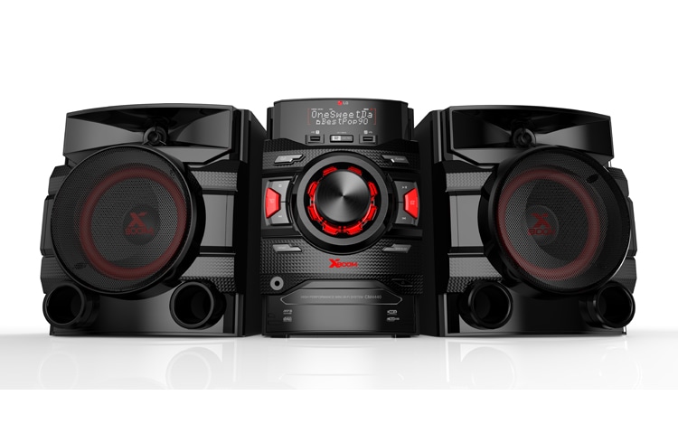 LG 350W LG XBOOM CM4441 Home Audio System with Auto DJ, Bass Blast, and Bluetooth™, CM4441