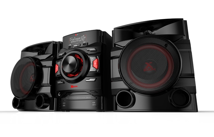 LG 350W LG XBOOM CM4441 Home Audio System with Auto DJ, Bass Blast, and Bluetooth™, CM4441