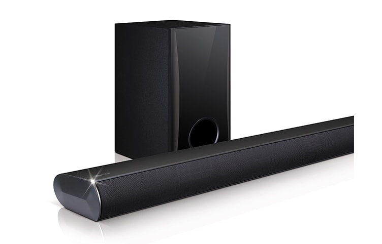 LG 2.1 Ch 120W LAS350B Soundbar with Wired Subwoofer, LAS350B