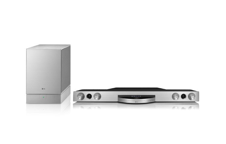 LG Smart 3D Blu-ray Disc™ Playback Aluminium Sound Bar and Wireless Woofer, BB5521A