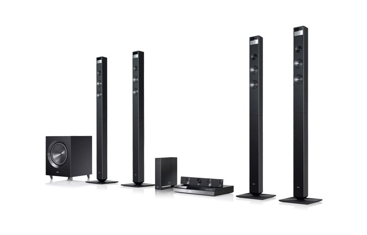 LG 3D Sound Zooming -Blu-ray Disc™ 9.1 Home Cinema System with LG Smart TV and Wireless Speakers, BH9520TW