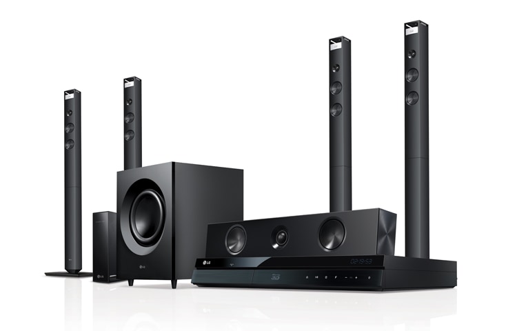LG 3D Sound Zooming -Blu-ray Disc™ 9.1 Home Cinema System with LG Smart TV and Wireless Speakers, BH9520TW