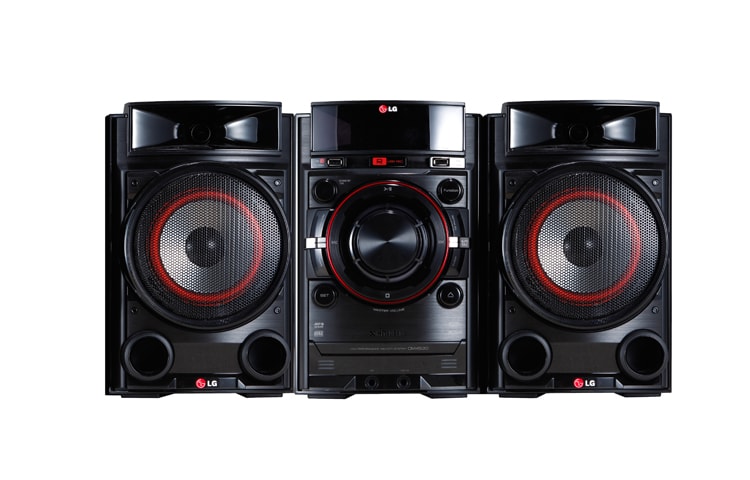 LG XBOOM CM4330 MINI HI-FI WITH 180 WATTS, IPOD/IPHONE PLAYBACK AND BASS BLAST, CM4330