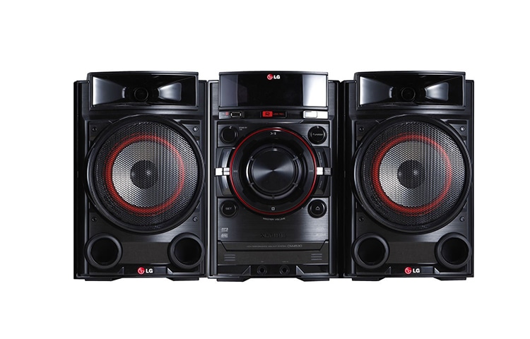 LG XBOOM CM4430 MINI HI-FI WITH 300 WATTS, IPOD/IPHONE PLAYBACK AND BASS BLAST, CM4430