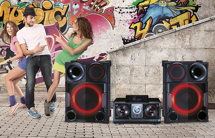 LG CM9730 Hi-Fi with 2300 watts and Smart DJ function, CM9730