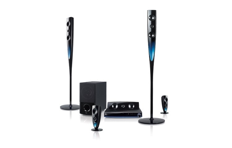 LG 5.1 Blu-Ray home cinema system with YouTube, HB954PB