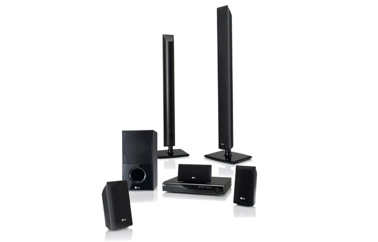 LG 5.1 DVD Home Cinema System, HT805PH