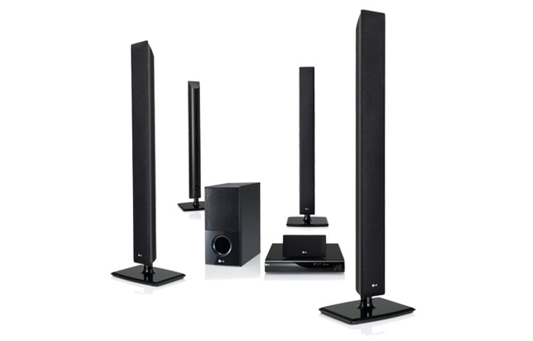 LG 5.1 DVD Home Cinema System, HT805TH