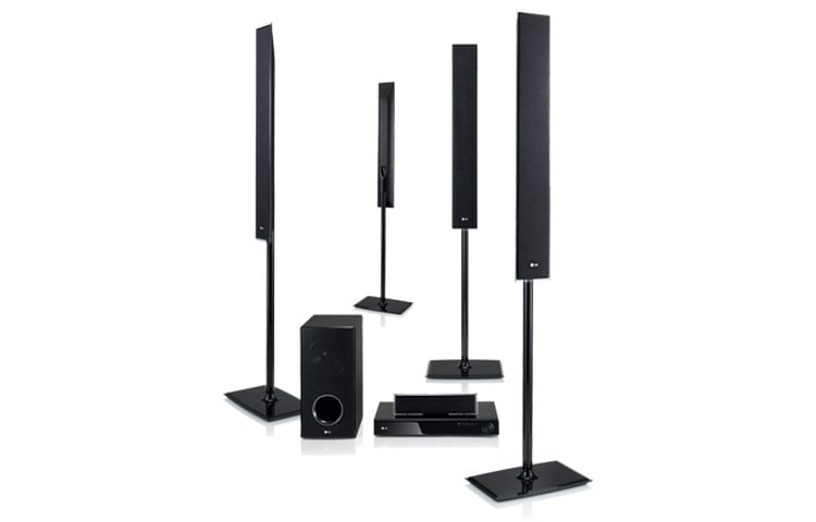 Front view of 5.1 DVD home cinema system HT965TZ