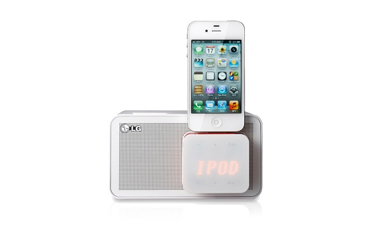 LG ND1520 iPod Docking Speaker delivering outstanding sound from your iPod/iPhone listening to your favourite tunes on your FM radio, ND1520