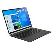 LG gram 2-in-1 Ultra-Lightweight with 14” 16:10 IPS Display and 11th Gen Intel® Core™ i7 Evo™ platform and Iris® Xe Graphics, 14T90P-K.AA74A1