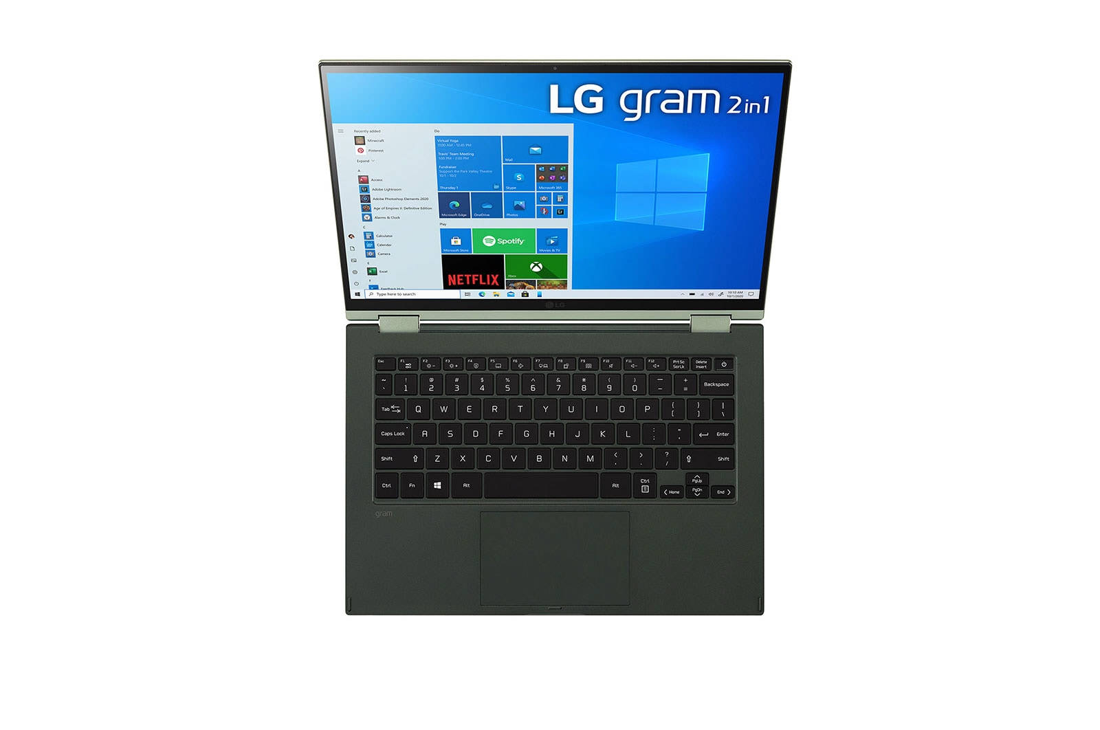 LG gram 2-in-1 Ultra-Lightweight with 14” 16:10 IPS Display and 11th Gen Intel® Core™ i7 Evo™ platform and Iris® Xe Graphics, 14T90P-K.AA74A1