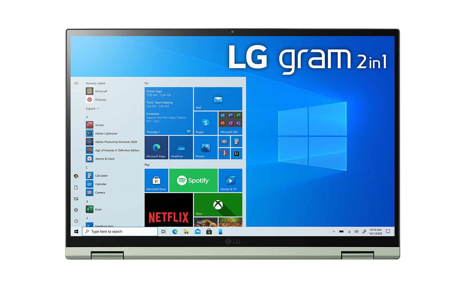 LG gram 2-in-1 Ultra-Lightweight with 14” 16:10 IPS Display and 11th Gen Intel® Core™ i7 Evo™ platform and Iris® Xe Graphics, 14T90P-K.AA74A1