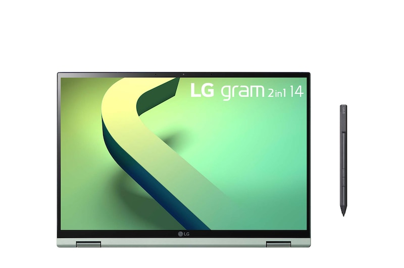 LG gram 2-in-1 14" laptop | ultra-lightweight with 16:10 IPS anti glare display and Intel® Evo 12th Gen. Processor, 14T90Q-K.AA77A1