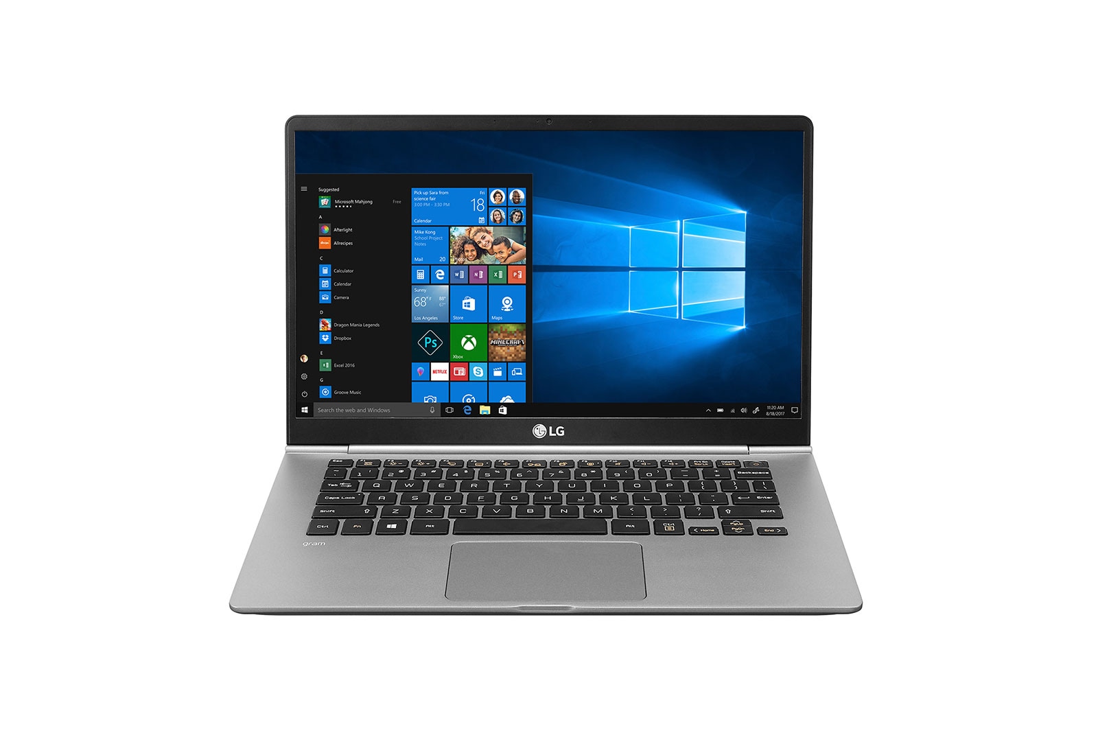 LG gram 14'' Ultra-Lightweight 8th Gen Intel® Core™ i5 Processor, 14Z990-V.AR52A1