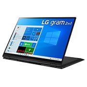 LG gram 2-in-1 Ultra-Lightweight with 16” 16:10 IPS Display and 11th Gen Intel® Core™ i7 Evo™ platform and Iris® Xe Graphics, 16T90P-K.AA75A1