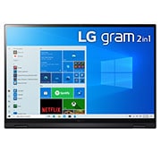 LG gram 2-in-1 Ultra-Lightweight with 16” 16:10 IPS Display and 11th Gen Intel® Core™ i7 Evo™ platform and Iris® Xe Graphics, 16T90P-K.AA75A1