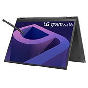LG gram 2-in-1 16" Ultra-lightweight with 16:10 IPS Anti glare Display and Intel® Evo 12th Gen. Processor, 16T90Q-K.AA78A1