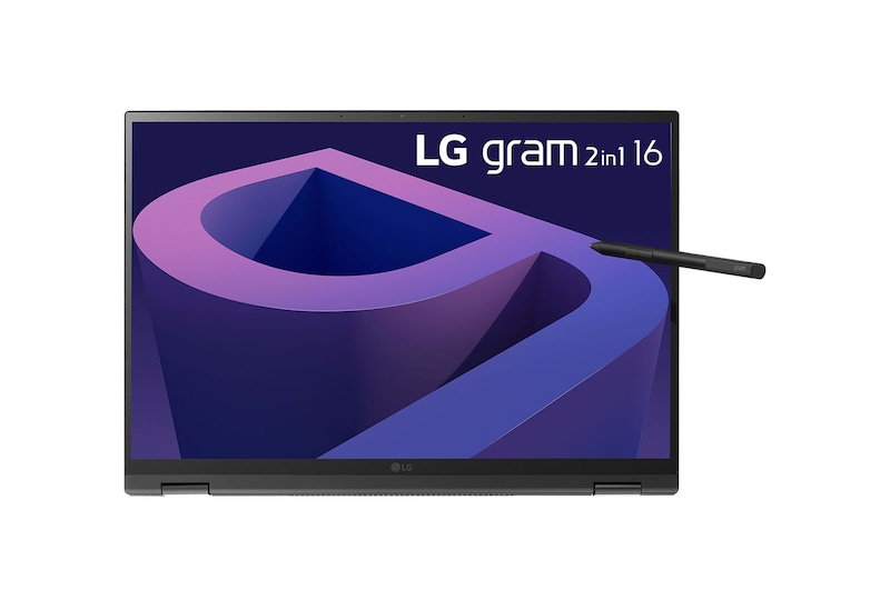 LG gram 2-in-1 16" Ultra-lightweight with 16:10 IPS Anti glare Display and Intel® Evo 12th Gen. Processor, 16T90Q-K.AA78A1