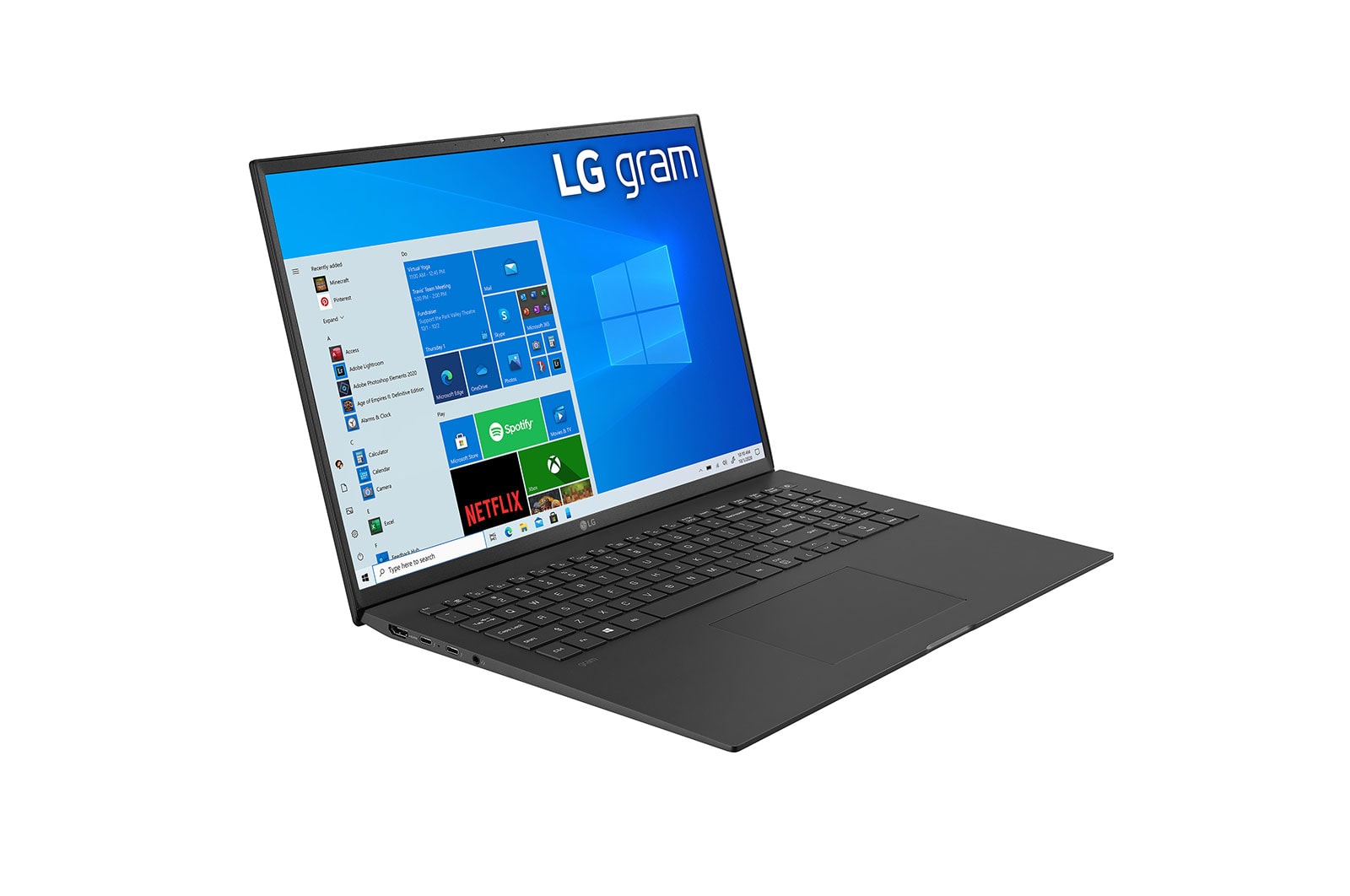 LG gram Ultra-Lightweight with 17" 16:10 IPS Display and 11th Gen Intel® Core™ i7 Evo™ platform and Iris® Xe Graphics, 17Z90P-K.AA78A1