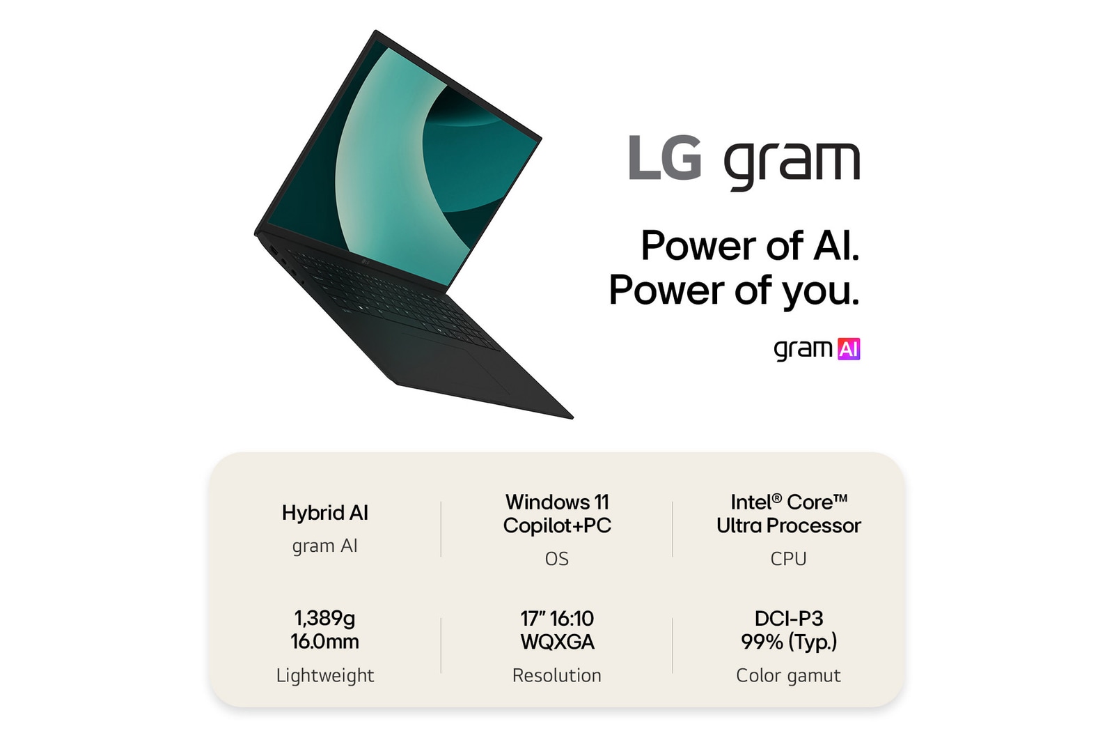 USP LG gram Power of AI