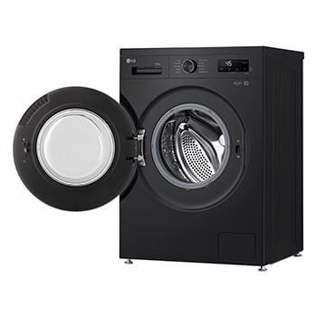 left side perspective view with door open