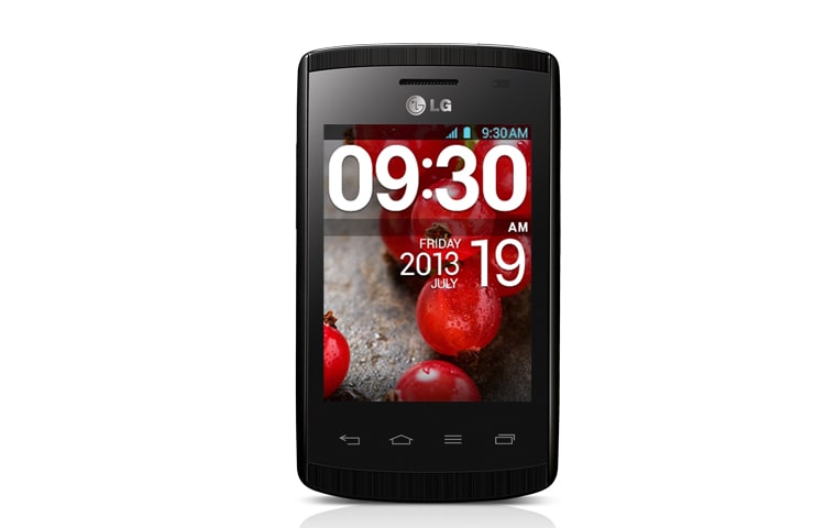 LG Optimus L1 II AVAILABLE IN INDIGO BLACK AND WHITE , E410