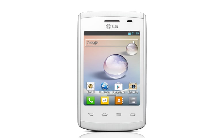 LG Optimus L1 II AVAILABLE IN INDIGO BLACK AND WHITE , E410